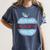 Chicago Flag Teacher School Cute Women's Comfort Colors T-Shirt Denim