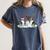 Christmas Boston Terrier Santa Dog Lover Women's Comfort Colors T-Shirt Denim
