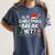 Is It Christmas Break Yet Xmas Holiday Teacher Women Women's Comfort Colors T-Shirt Denim