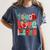 Christmas Coquette Bow Teacher Teach Love Inspire Women's Comfort Colors T-Shirt Denim Christmas Coquette Bow Teacher Teach Love Inspire Women's Comfort Colors T-Shirt Denim