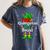 Christmas Kindergarten Elf Squad Teacher Student Women's Comfort Colors T-Shirt Denim