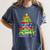 Christmas Tree Made Of Crayons School Teacher Life Student Women's Comfort Colors T-Shirt Denim