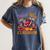 Way To Classroom Halloween Witch Three Cute Sloths Teacher Women's Comfort Colors T-Shirt Denim Way To Classroom Halloween Witch Three Cute Sloths Teacher Women's Comfort Colors T-Shirt Denim