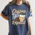 Coffee Teach Repeat Teacher Women's Comfort Colors T-Shirt Denim Coffee Teach Repeat Teacher Women's Comfort Colors T-Shirt Denim