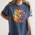 Colorful Brain Art Teacher Artist Painter Student Women's Comfort Colors T-Shirt Denim Colorful Brain Art Teacher Artist Painter Student Women's Comfort Colors T-Shirt Denim