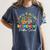 Colorful Math Teacher Retirement Solve The Problem Retired Women's Comfort Colors T-Shirt Denim