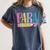 Colorful PARA Teacher Paraprofessional Cute Pencil Women's Comfort Colors T-Shirt Denim Colorful PARA Teacher Paraprofessional Cute Pencil Women's Comfort Colors T-Shirt Denim