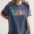 Colorful Steam Letters For Steam Program Teacher And Student Women's Comfort Colors T-Shirt Denim