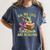 All The Cool Dragons Are Reading Dragon Teacher Women's Comfort Colors T-Shirt Denim