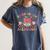 All The Cool Kids Are Reading Book Reading Teacher School Women's Comfort Colors T-Shirt Denim