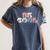 Cool Sign Language ASL Teacher Deaf People ASL Interpreter Women's Comfort Colors T-Shirt Denim