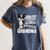 Coolest Boston Terrier Grandma Dog Women's Comfort Colors T-Shirt Denim