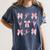 Coquette Bow Ballet Dance Teacher Coquette Women Dancing Women's Comfort Colors T-Shirt Denim Coquette Bow Ballet Dance Teacher Coquette Women Dancing Women's Comfort Colors T-Shirt Denim
