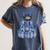 Coquette Bow Book Tree Merry Christmas Xmas Teacher Holiday Women's Comfort Colors T-Shirt Denim Coquette Bow Book Tree Merry Christmas Xmas Teacher Holiday Women's Comfort Colors T-Shirt Denim
