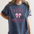 Coquette Bow Paraprofessional School Para Squad Teacher Aide Women's Comfort Colors T-Shirt Denim Coquette Bow Paraprofessional School Para Squad Teacher Aide Women's Comfort Colors T-Shirt Denim