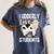 Cow Teacher Lover Women's Comfort Colors T-Shirt Denim