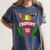 Crayon Box Fun Teacher Student Crayon Squad Halloween 2022 Women's Comfort Colors T-Shirt Denim Crayon Box Fun Teacher Student Crayon Squad Halloween 2022 Women's Comfort Colors T-Shirt Denim