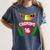 Crayon Box Fun Teacher Student Crayon Squad Halloween 2023 Women's Comfort Colors T-Shirt Denim