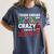 Crazy Teacher Men Women School Teachers Women's Comfort Colors T-Shirt Denim Crazy Teacher Men Women School Teachers Women's Comfort Colors T-Shirt Denim