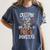Creepin It Real Pre-K Monsters Halloween Preschool Teacher Women's Comfort Colors T-Shirt Denim