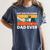 Cute Boston Terrier Best Boston Terrier Dad Ever Women's Comfort Colors T-Shirt Denim