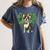 Cute Boston Terrier Shamrock St Patrick's Day Dog Lover Men Women Kids Women's Comfort Colors T-Shirt Denim