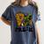 Cute Camo Pre K Back To School Teacher Kid Preschool Women's Comfort Colors T-Shirt Denim