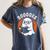 Cute Ghost Book Reading Books Lover Retro Halloween Teacher Women's Comfort Colors T-Shirt Denim