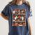 Cute Ghost Book Reading Books Lover Spooky Teacher Halloween Women's Comfort Colors T-Shirt Denim