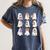 Cute Ghost Reading Books Teacher Halloween Reading Men Women Kids Women's Comfort Colors T-Shirt Denim