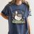Cute Goose It's A Beautiful Day To Teach 1st Grade Teacher Women's Comfort Colors T-Shirt Denim