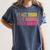 Cute Math Teacher Peace Love Math Women's Comfort Colors T-Shirt Denim