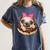 Cute Pug Shirt Donut Girls Dog Women's Comfort Colors T-Shirt Denim