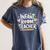 Daycare Provider Toddler Teaching Infant Room Teacher Women's Comfort Colors T-Shirt Denim
