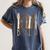 Deaf Be Kind Sign Language Hand Talking Teachers Interpreter Women's Comfort Colors T-Shirt Denim