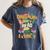 Dinosaurs Didn't Read Now They Are Extinct Reading Teacher Women's Comfort Colors T-Shirt Denim