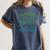 Disney This Teacher Runs On Coffee And Disney Gradient Logo Women's Comfort Colors T-Shirt Denim Disney This Teacher Runs On Coffee And Disney Gradient Logo Women's Comfort Colors T-Shirt Denim