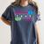 What Does The Text Say Text Evidence Reading Teacher For Men Women Women's Comfort Colors T-Shirt Denim