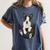 Dog Lovers Boston Terrier In Pocket Dog Face For Men Women Kids Women's Comfort Colors T-Shirt Denim