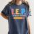 I E P I Encourage Progress Special Education Teacher Women's Comfort Colors T-Shirt Denim