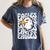 Eagles School Sports Fan Team Spirit Teacher Parent Student Women's Comfort Colors T-Shirt Denim