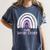 Early Headstart Cute Retro Rainbow Teachers Women's Comfort Colors T-Shirt Denim Early Headstart Cute Retro Rainbow Teachers Women's Comfort Colors T-Shirt Denim