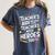 Educators Teacher's Aide Because Even Teachers Need Heroes Women's Comfort Colors T-Shirt Denim