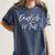 English Teacher Gag For Women English Is Tuff Women's Comfort Colors T-Shirt Denim