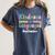 ESL Teacher English As A Second Language Teacher Women's Comfort Colors T-Shirt Denim ESL Teacher English As A Second Language Teacher Women's Comfort Colors T-Shirt Denim