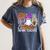 Fab Boo Lous Infant Teacher Halloween Costume Women's Comfort Colors T-Shirt Denim