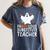 Faboolous Substitute Teacher Halloween Costume Women's Comfort Colors T-Shirt Denim