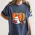 Fall Book Pumpkin Books Ghost Reading Halloween Teacher Women's Comfort Colors T-Shirt Denim Fall Book Pumpkin Books Ghost Reading Halloween Teacher Women's Comfort Colors T-Shirt Denim