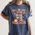Fall In Love With Reading Halloween Stack Of Book Teacher Women's Comfort Colors T-Shirt Denim Fall In Love With Reading Halloween Stack Of Book Teacher Women's Comfort Colors T-Shirt Denim