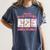 Are You Fall-O-Ween Directions Halloween Teacher Ghost Women's Comfort Colors T-Shirt Denim